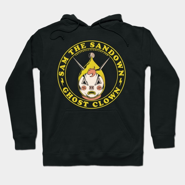 Sam The Sandown Ghost Clown Hoodie by The Cryptonaut Podcast 